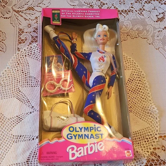Barbie, Olympic Gymnast, NWT, 1996 Atlanta, Excellent condition ♥️ - Picture 1 of 6